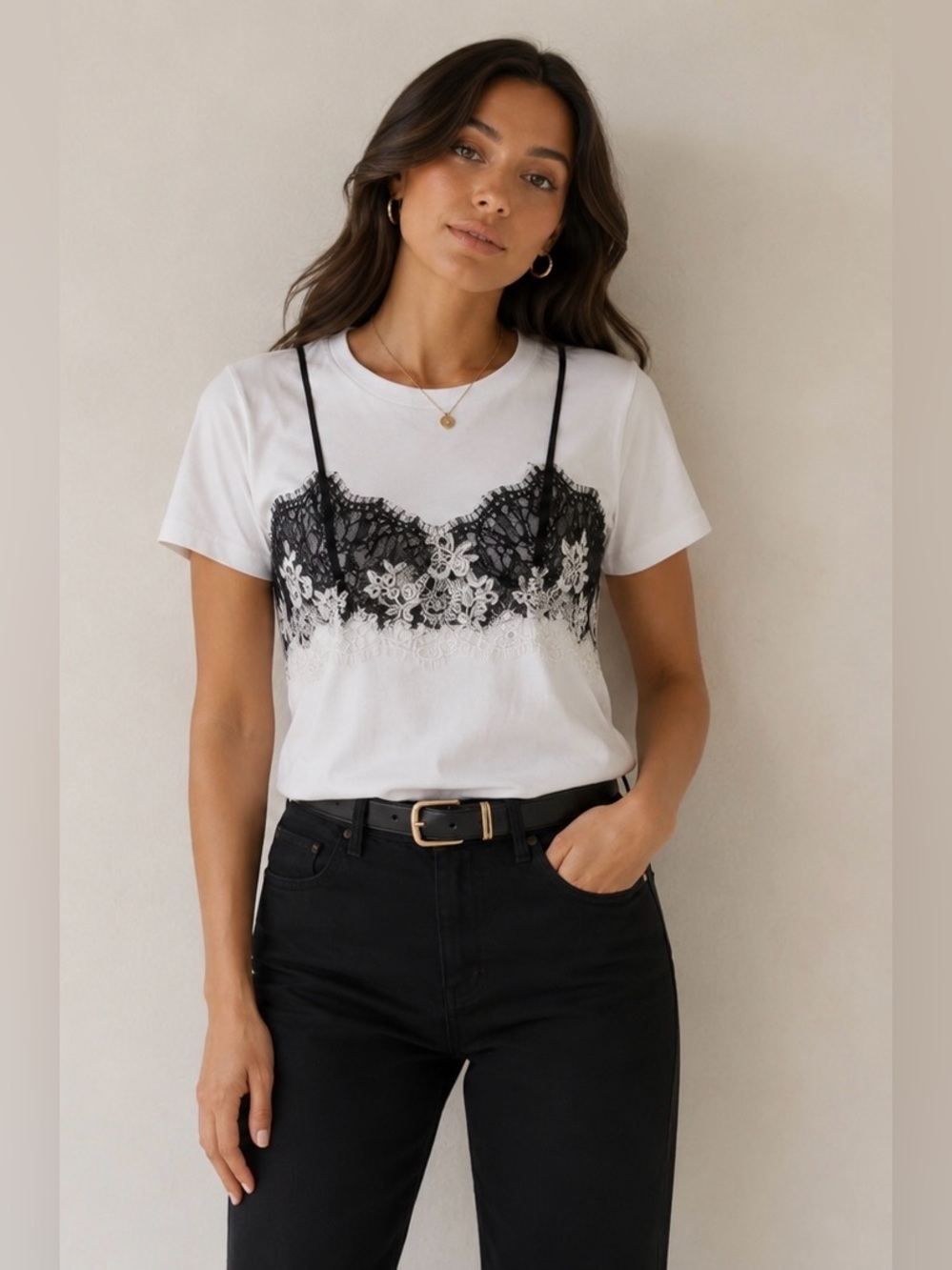 Lace T-shirt